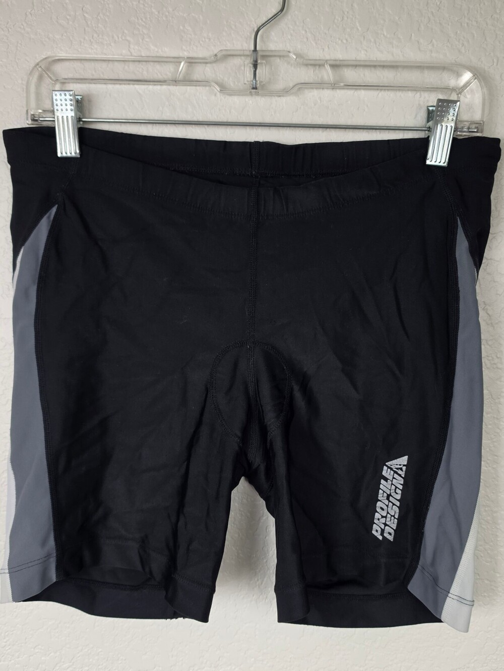 Profile Design Stretchy Black Biker Shorts